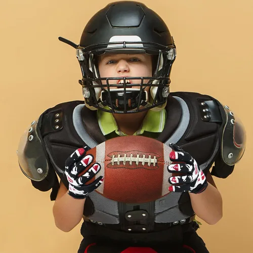 Vista 5 de AIGEVTURE Guantes de fútbol para jóvenes, guantes receptores para niños, guantes de fútbol adhesivos para niños y niñas
