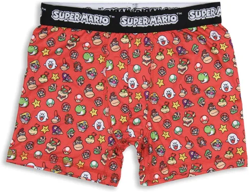 Vista 4 de Super Mario Bros Boys Character 3 Pack Athletic Boxer Briefs
