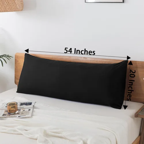 Vista 3 de BedTreat Almohada de cuerpo completo con funda extraíble para adultos, almohada corporal suave y esponjosa para personas que duermen de lado