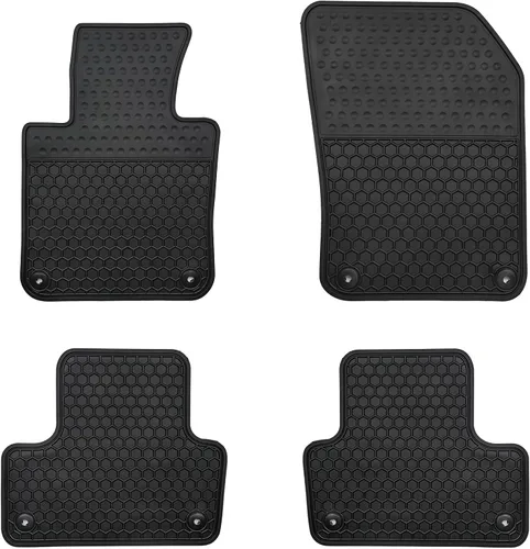 Vista 9 de Alfombrillas de suelo de coche personalizadas para Volvo S60 2011-2018 (no modelos Inscription) y V60 2015-2018, alfombrillas protectoras