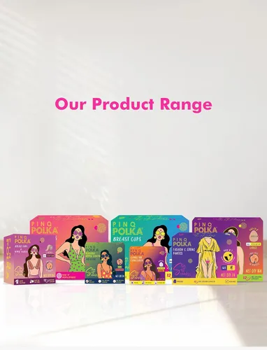 Vista 8 de PINQ POLKA Boob Tape Breast Lift Tape - Waterproof Adhesive Invisible Boobtape with Nipple Pasties Body Tape