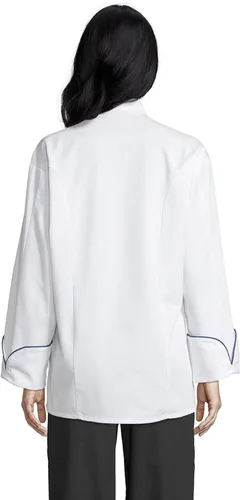 Vista 2 de Uncommon Threads Abrigo ejecutivo Murano para mujer con ribete 6535
