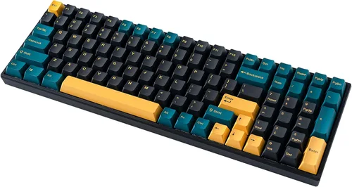 Vista 8 de BOYI TK96 Teclado de modo triple intercambiable en caliente 90% RGB, 2.4 GHzBluetooth 5.0teclado con cable, teclado N-Key Rollover personalizado