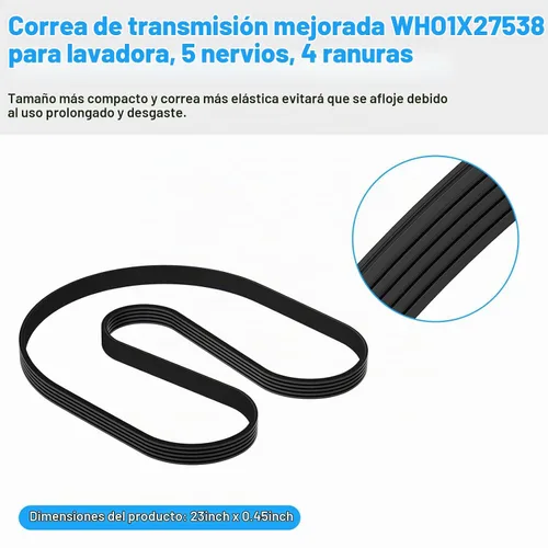 Vista 5 de WH01X27538 Correa de arandela para GE arandela parte 290D1101P005