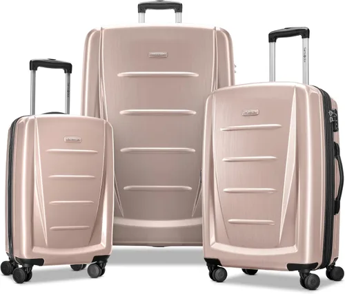 Vista 63 de Samsonite Winfield 2 Equipaje rígido con ruedas giratorias, Carbón vegetal, Grande de 28 pulgadas, a cuadros