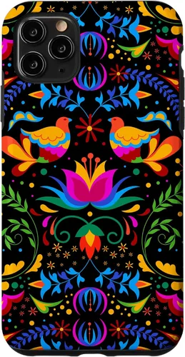 Vista 13 de Funda para iPhone 17 de Mexican Heritage Otomi Pride Love Peace Doves