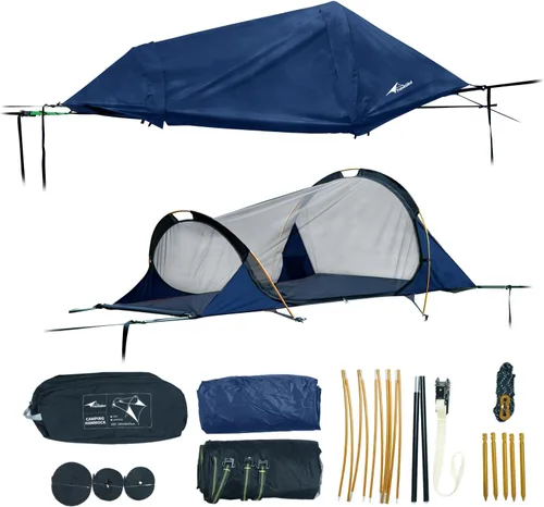 Vista 8 de TriHive - Tienda de campaña plana con mosquitera, 2 en 1 para una sola Ejército