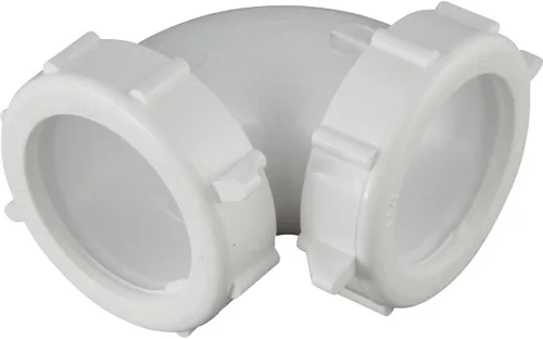 Vista 8 de Plumb Pak 47WK Codo de acoplamiento, blanco, 1.5 pulgadas