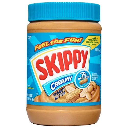 Vista 10 de SKIPPY Mantequilla cremosa de maní, 40 onzas (paquete de 8)