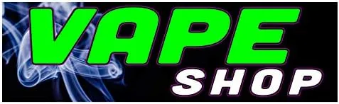 Vista 3 de VAPE SHOP - Cartel de vinilo de 5 pies de ancho por 2 pies de alto