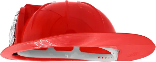 Vista 5 de Nicky Bigs Novelties Disfraz de casco de bombero de lujo para niños, accesorio de disfraz de bombero