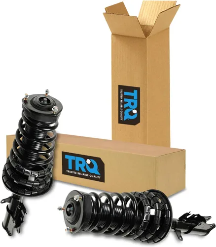 Vista 132 de TRQ - Conjunto de puntal delantero y resorte helicoidal (lados del conductor y del pasajero), para auto