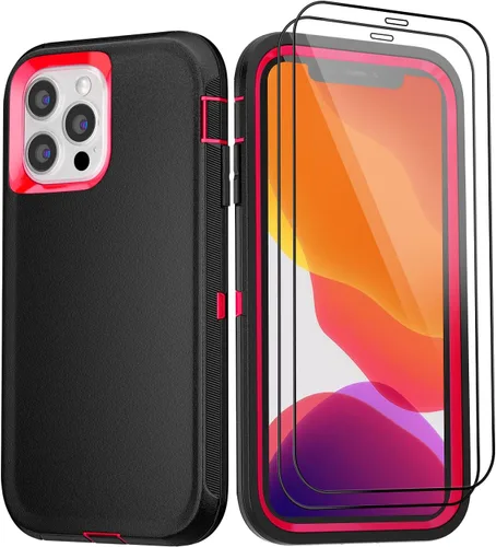 Vista 22 de Funda para iPhone 11 con Clip para Cinturón, Soporte y 2 Protectores de Pantalla, Protección Completa Resistente, Funda a Prueba de Golpes y Caídas