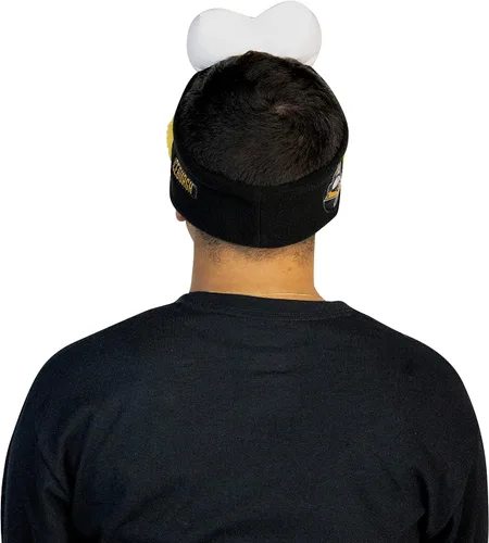 Vista 4 de Rasta Imposta Iceburgh - Diadema para mascota de la NHL, hockey sobre hielo, pingüinos de Pittsburgh, equipo deportivo para fanáticos