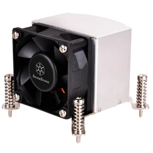Vista 14 de SilverStone Technology AR09-115XS 2U Servidor de montaje en bastidor/pequeño factor de forma Intel CPU Cooler con soporte de tornillo