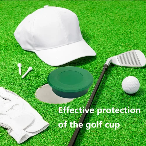Vista 3 de Cubiertas de copa de golf con agujero de golf, dimensiones universales para entrenamiento de práctica, cumple con los estándares de USGA y PGA