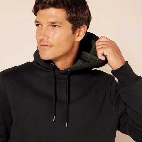 Vista 4 de Tienda Essentials - Sudaderas con capucha para hombre, con forro de sherpa