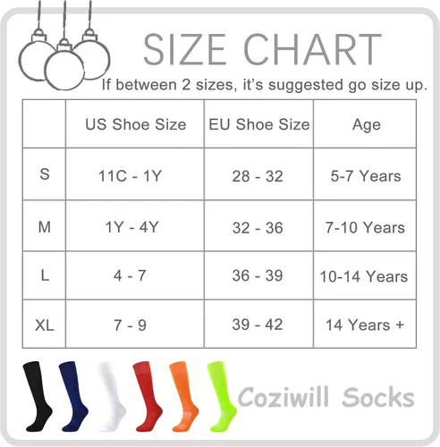 Vista 7 de Calcetines de fútbol para niños, 6 pares de calcetines de fútbol para niñas, calcetines altos hasta la rodilla, béisbol, sóftbol, deportes, niños