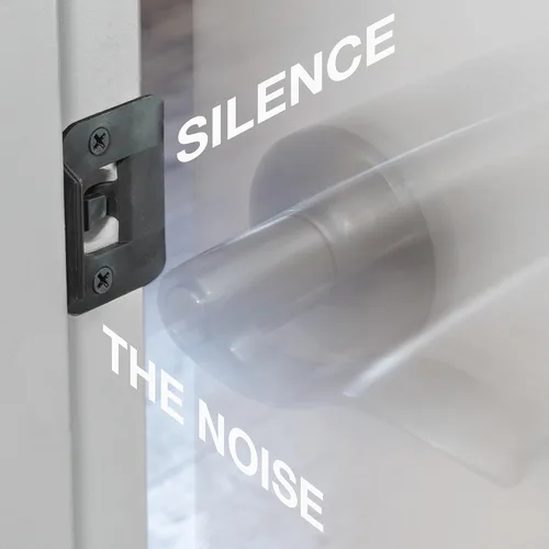 Vista 2 de BrainExploder Placa de Golpe Silenciadora de Puerta – Flexible, Solución Eliminadora de Ruido para Pestillos Ruidosos Se Ajusta Sin