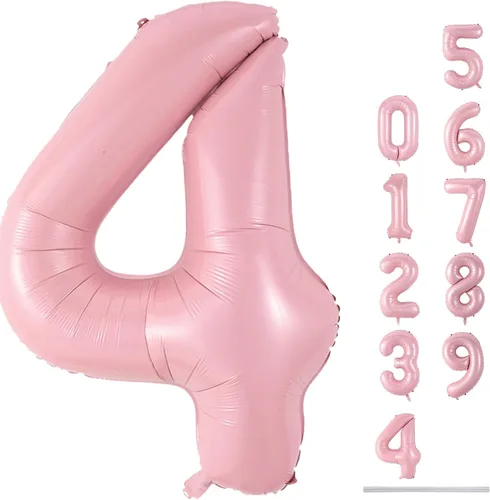 Vista 160 de Globo negro del número 0 para niñas y niños, 40 pulgadas, grande, número 0-9, de papel de aluminio, de Mylar para helio, juego de globos digitales