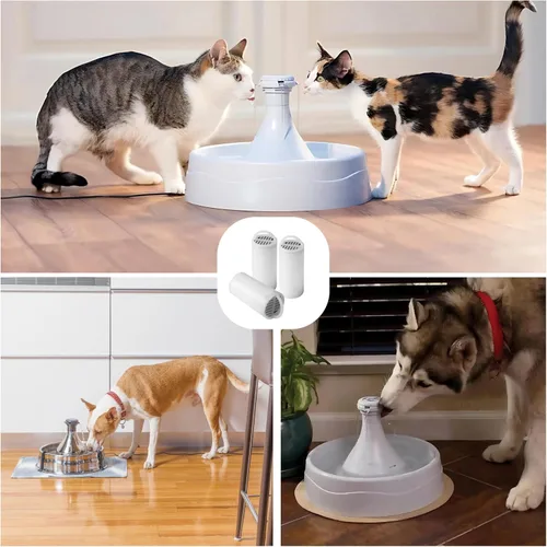 Vista 5 de NISPIRA Repuesto de filtro de agua de carbón para fuente de agua Drinkwell 360 para mascotas, perros y gatos, 12 paquetes