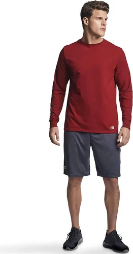 Vista 2 de Russell Athletic Men's Dri-Power Cotton Blend Tees & Tanks, Moisture Wicking, Odor Protection, UPF 30+, Sizes S-4X