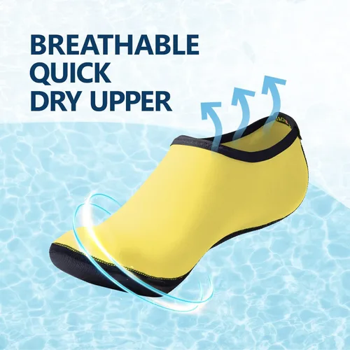 Vista 3 de JACKSHIBO Zapatos de Agua para Mujeres y Hombres Zapatos de Natación Calcetines de Agua para Elementos Esenciales de Crucero Natación Aqua Playa