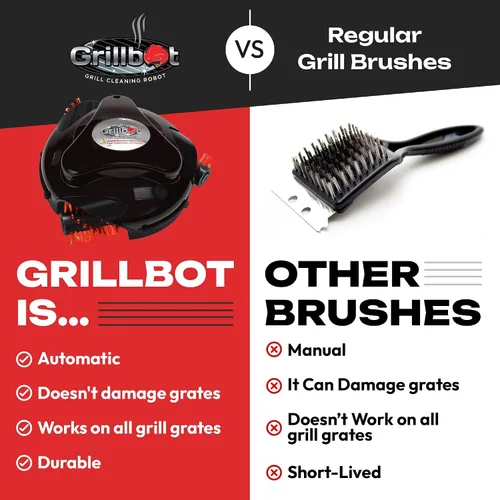 Vista 2 de Limpiador automático para limpiar la parrilla Grillbot GBU101, 1, Negro
