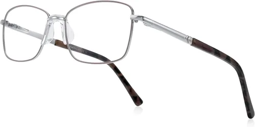 Vista 10 de RB. Pilot - Lentes de lectura para mujer, bloqueo de luz azul, lentes de computadora con bisagra de resorte, marco de metal, patas de acetato Puente