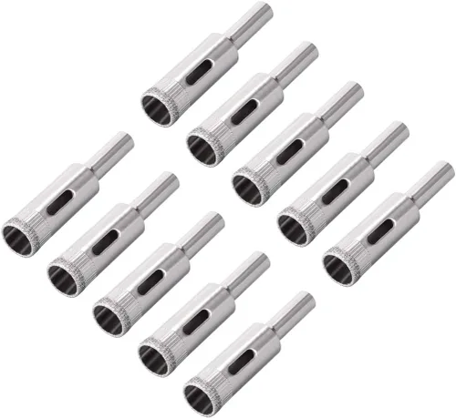 Vista 14 de uxcell Brocas de diamante de 0.157 in, sierras de agujero para azulejos de vidrio, porcelana, mármol, botellas de cerámica, ollas de ladrillo