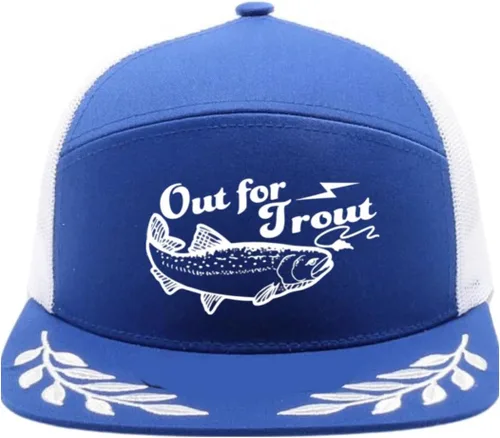 Vista 40 de ThatsRad Out for Trout Corduroy Snapback Sombrero Gorra Pesca con Mosca Pescador