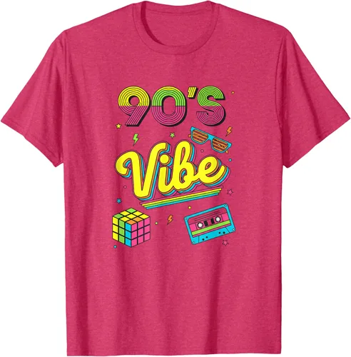 Vista 24 de 90s Nostalgia Retro Apparel - 90'S Vibe Retro T-Shirt Negro