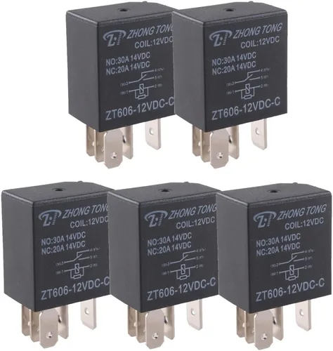 Vista 11 de Enchufe para relé de auto, de E Support™, de 12 V, 30 A, 40 A, 60A, 80A SPST y SPDT Paquete de 5 automotrices eléctricos impermeables de alta