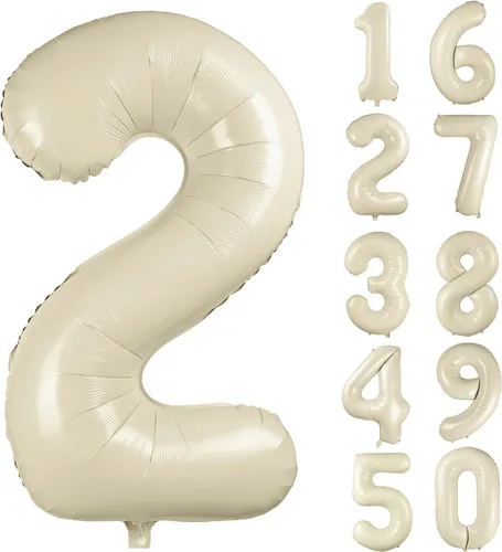 Vista 241 de Globos gigantes de helio de aluminio de 40 pulgadas, color negro, globos digitales grandes del número 0 para decoración de fiesta de cumpleaños