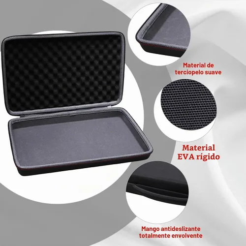 Vista 4 de Funda LTGEM para mezclador de DJ Numark Party Mix II o Hercules DJControl Mix Ultra, Negro (Solo la funda)