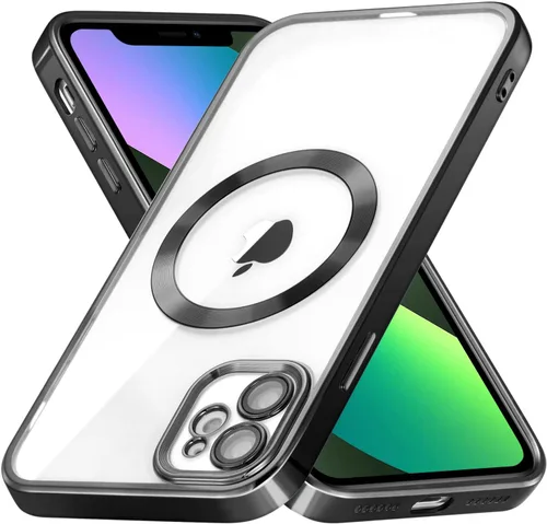 Vista 22 de ZCDAYE Funda con purpurina para iPhone 11 con decoración de diamantes, funda brillante de lujo con protector de cámara compatible con carga sin