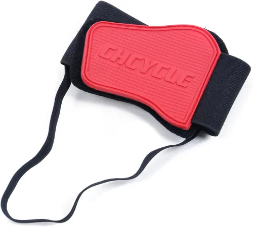 Vista 2 de Accesorios de palanca de cambios para zapatos, protector de botas de motocicleta Rojo