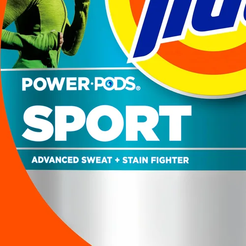 Vista 9 de Tide Power Pods - Cápsulas de detergente para ropa deportiva, 18 unidades, avanzado para sudor + combatiente de manchas