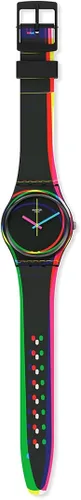 Vista 2 de Red Shore, Negro, Reloj estándar