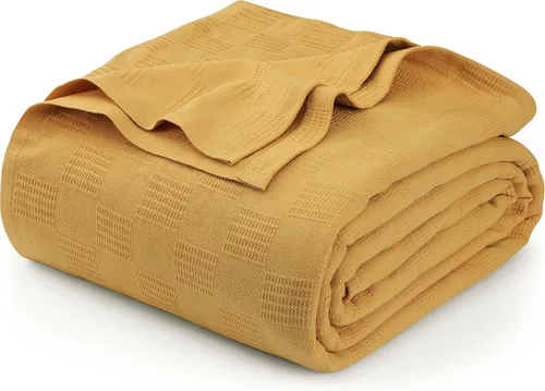 Vista 42 de Utopia Bedding - Manta térmica 100% algodón, color negro, tamaño Queen, 90 x 90 pulgadas Manta ligera y transpirable para primavera y verano