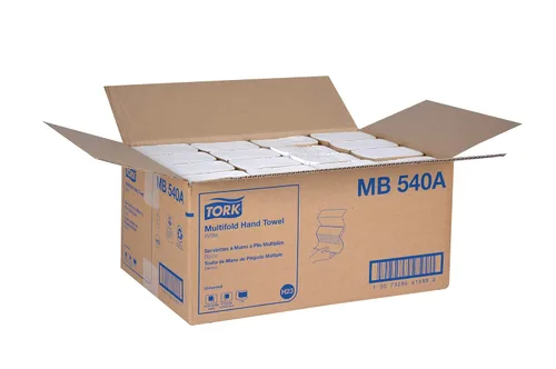 Vista 8 de Tork - Toalla de papel entredoblada H2, universal, 100% fibras recicladas, 16 x 250 toallas, MB540A Compatible con dispensadores H2, 1 capa