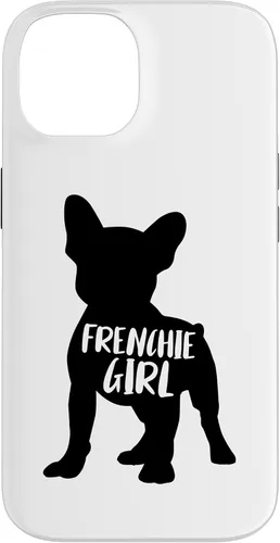 Vista 4 de Funda para iPhone 17 con diseño de bulldog francés con diseño divertido de Frenchie Girl