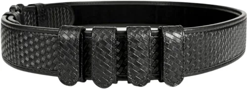 Vista 8 de ROCOTACTICAL Protectores de cinturón de doble presión, para cinturón de servicio de 2.25 pulgadas, paquete de 4