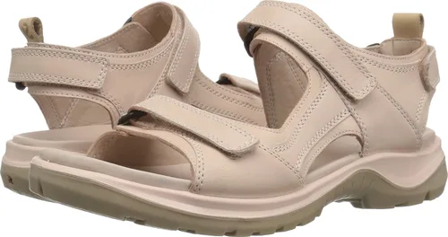 Vista 28 de ECCO Yucatan, sandalia deportiva para mujer Aire/Nubuck azul polvoriento
