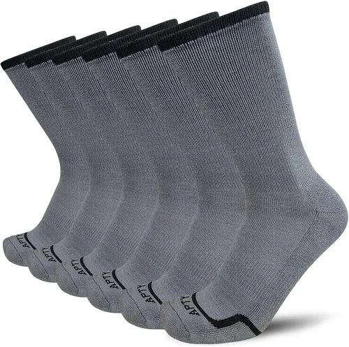 Vista 12 de APTYID Calcetines de trabajo acolchados que absorben la humedad para hombre (4-6 pares)
