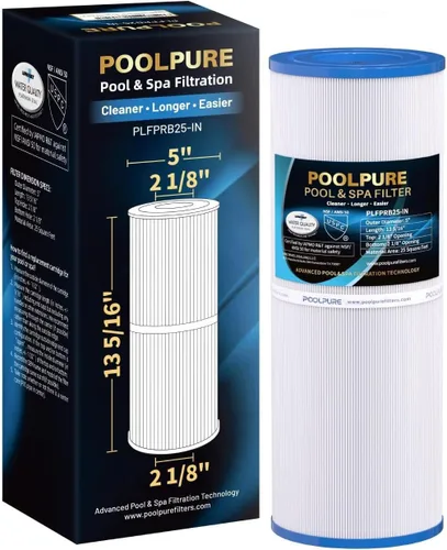 Vista 9 de POOLPURE Antimicrobia PRB25-IN-M Filtro de spa que reemplaza a Unicel C-4326RA, Filbur FC-2375M, 3005845, 17-2327, 100586, 33521, 25392, 817-2500