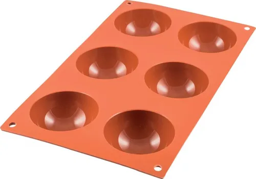 Vista 4 de Placa de molde silicona demie-sphère Ø 1.181 in Silikomart