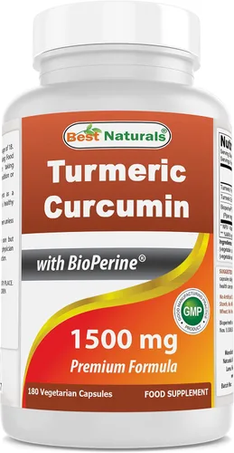 Vista 6 de Curcumina de cúrcuma 1500mg con bioperina y óxido de magnesio 500 mg