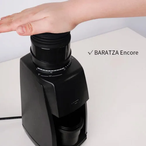 Vista 5 de Tolva de dosis única compatible con amoladora Baratza Encore, color negro