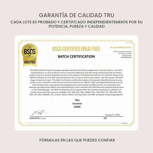 Vista 8 de TRU Supplements Creatina Creatina patentada 100% pura Aumenta la fuerza y aumenta la resistencia Construye músculo magro con cero retención